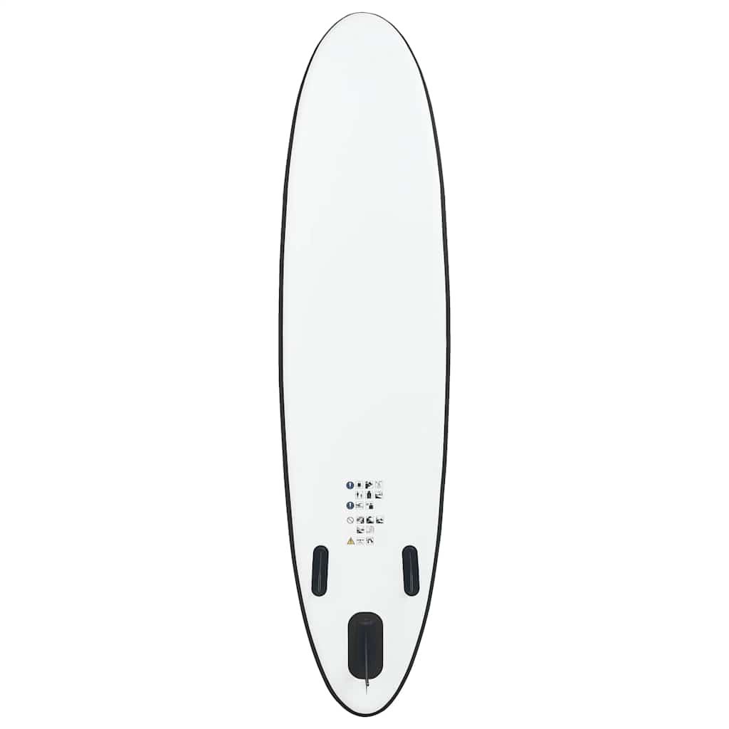 Stand Up Paddle Board SUP Aufblasbar Rot und Weiß