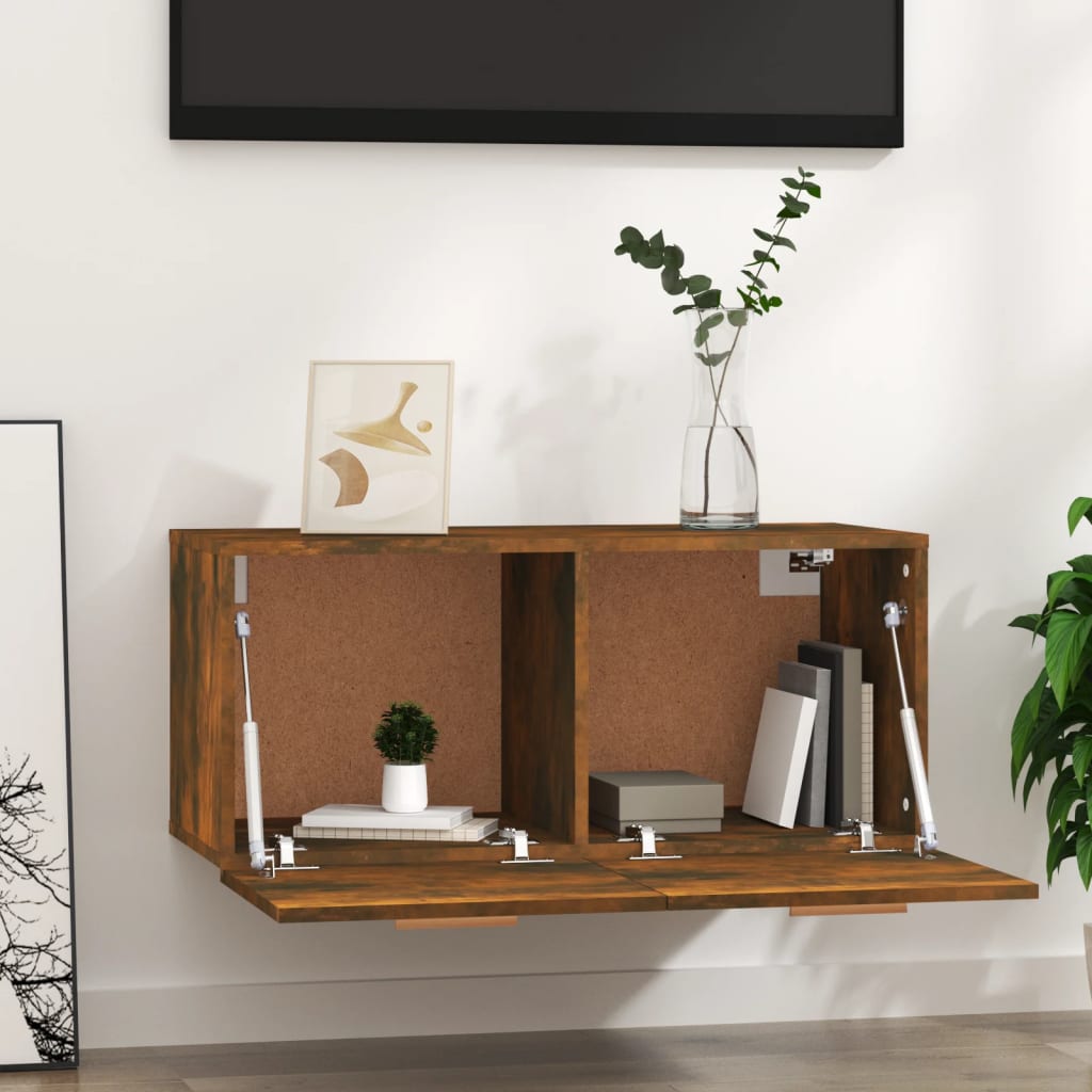 Wandschrank Weiß 80x35x36,5 cm Holzwerkstoff