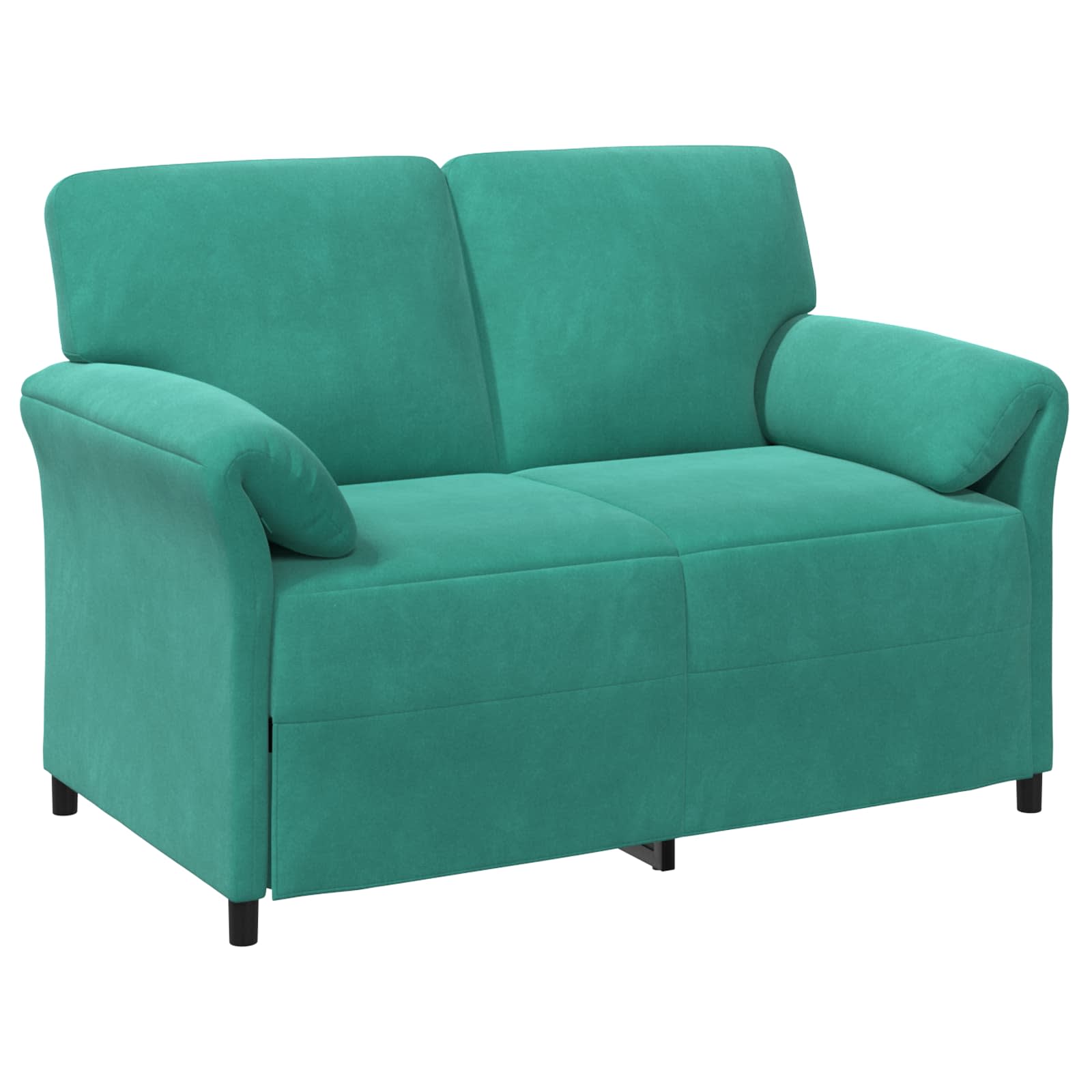 1-Sitzer Sofa Hellgrau 88 x 83 x 95 cm Samt