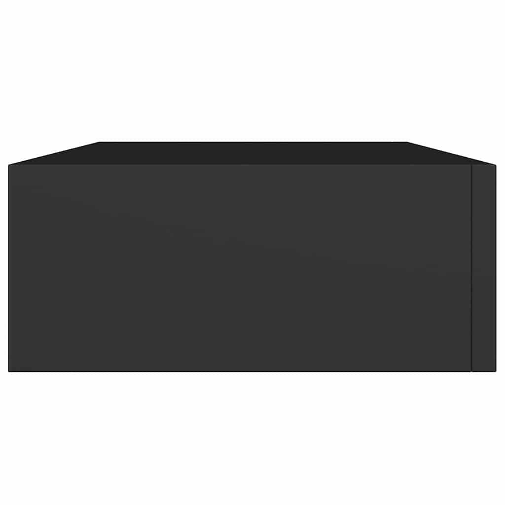 Wandregal mit Schublade Weiß 40x23,5x10 cm MDF