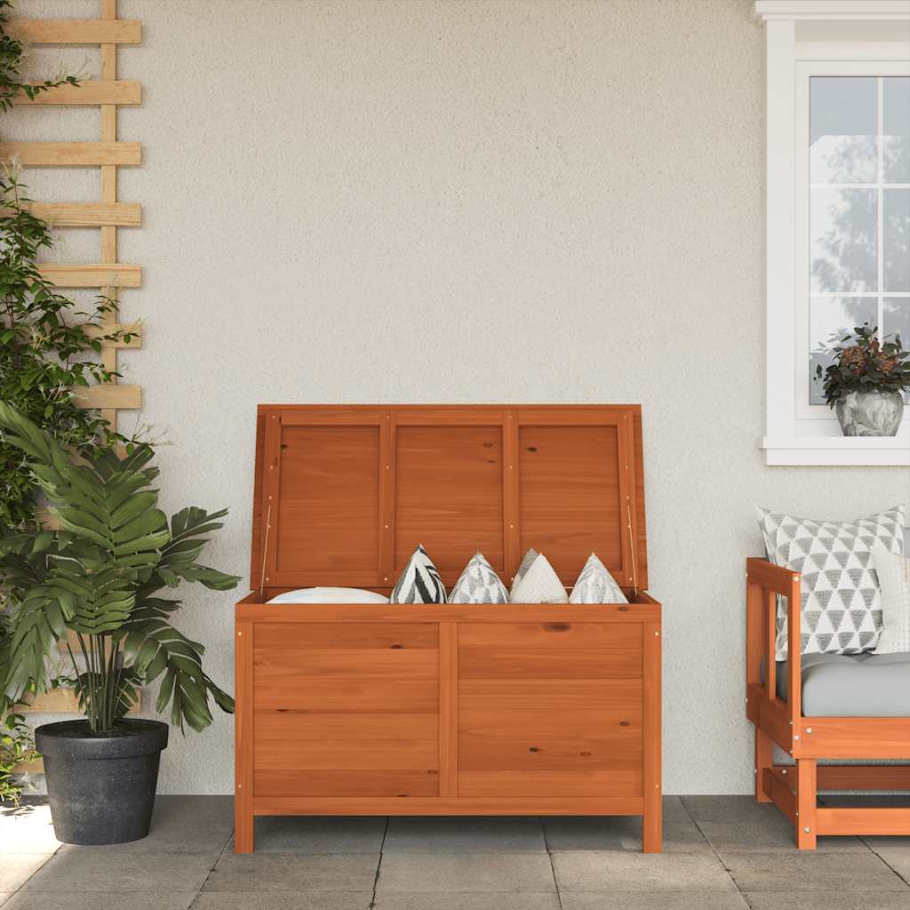Gartentruhe 50x49x56,5 cm Massivholz Tanne