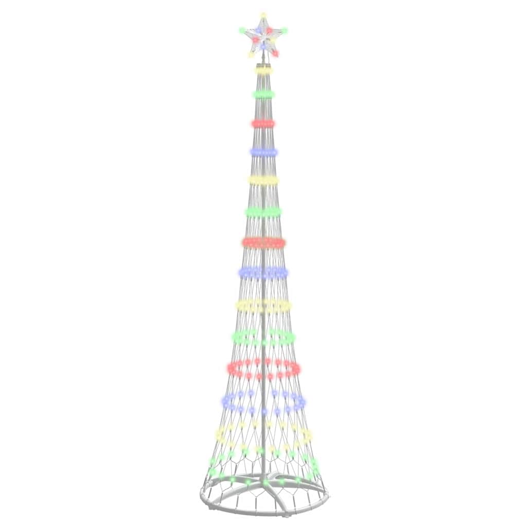 LED-Weihnachtsbaum Warmes Weiß 51 x 51 x 190 cm Metall