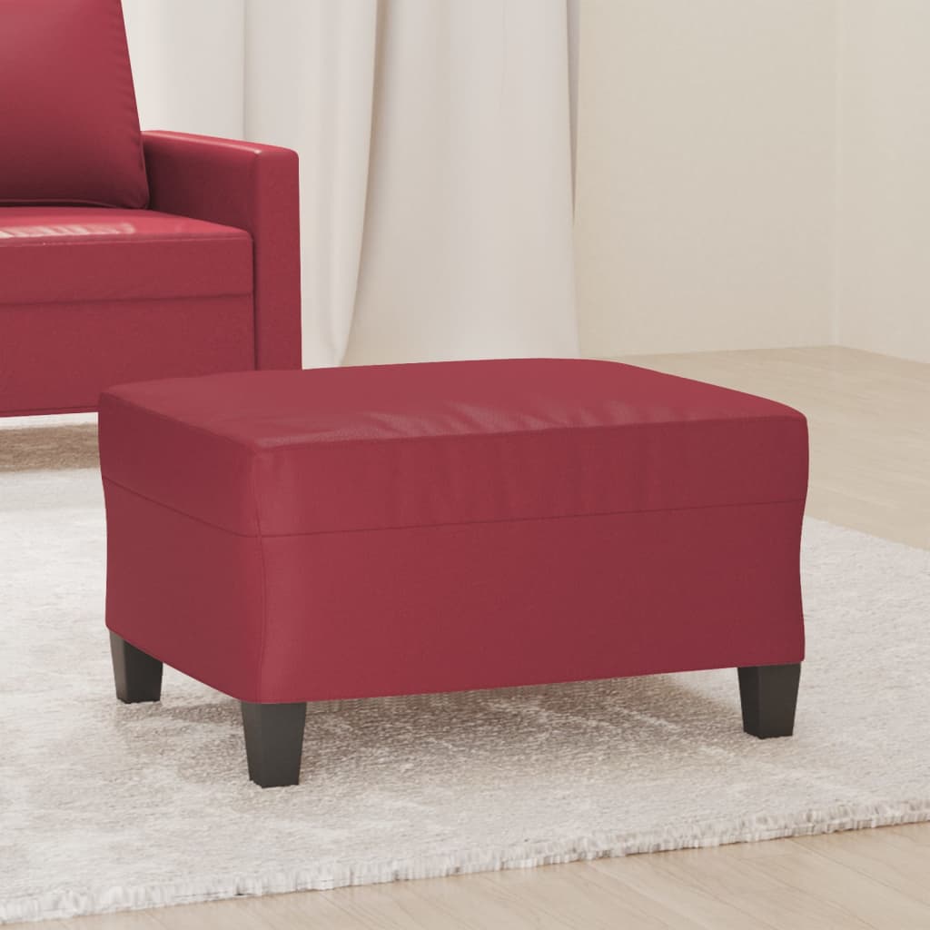 Fußhocker Schwarz 60x50x41 cm Kunstleder