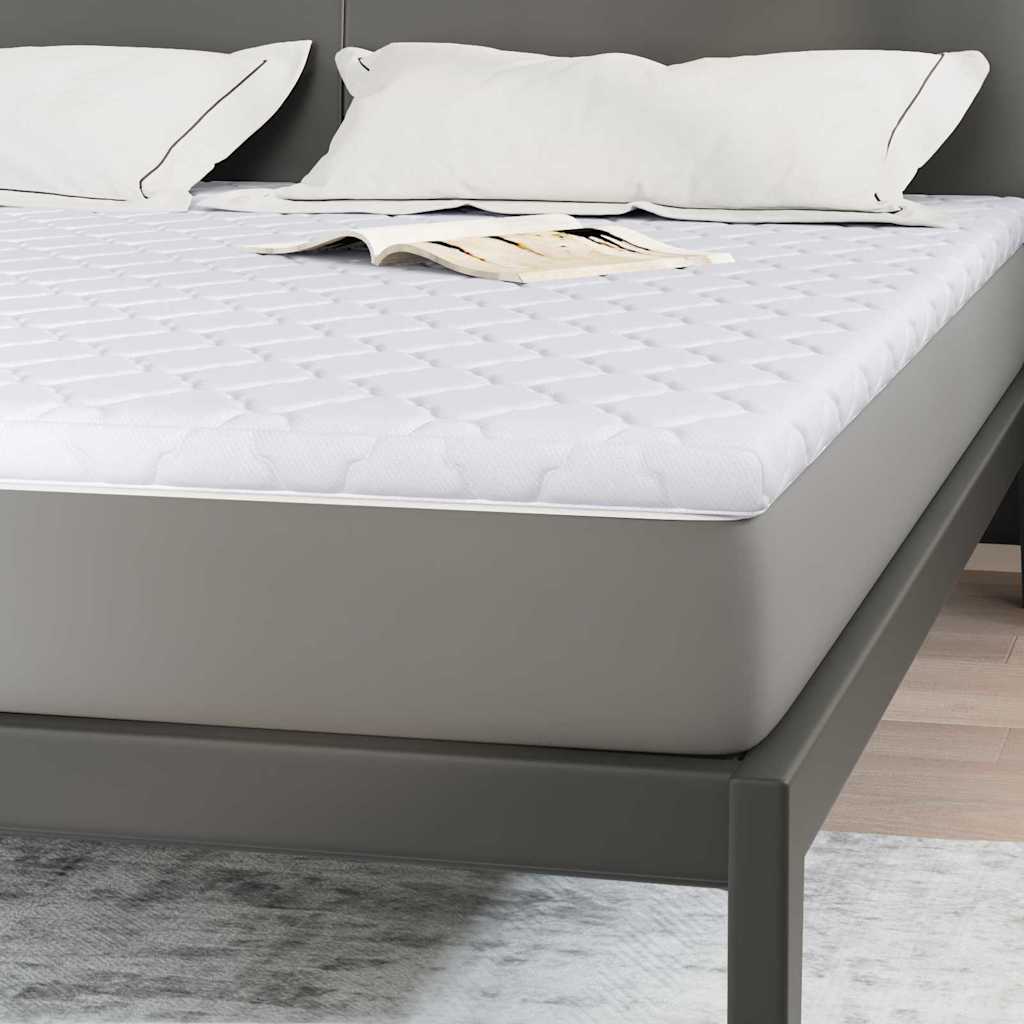 Kokosnuss Topper Weiß 70 x 200 cm Jacquard-Stoff