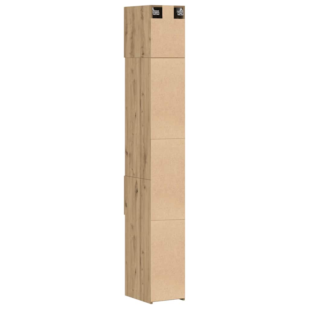 Aufbewahrungsschrank 2 pcs Altholz 30 x 42,5 x 225 cm