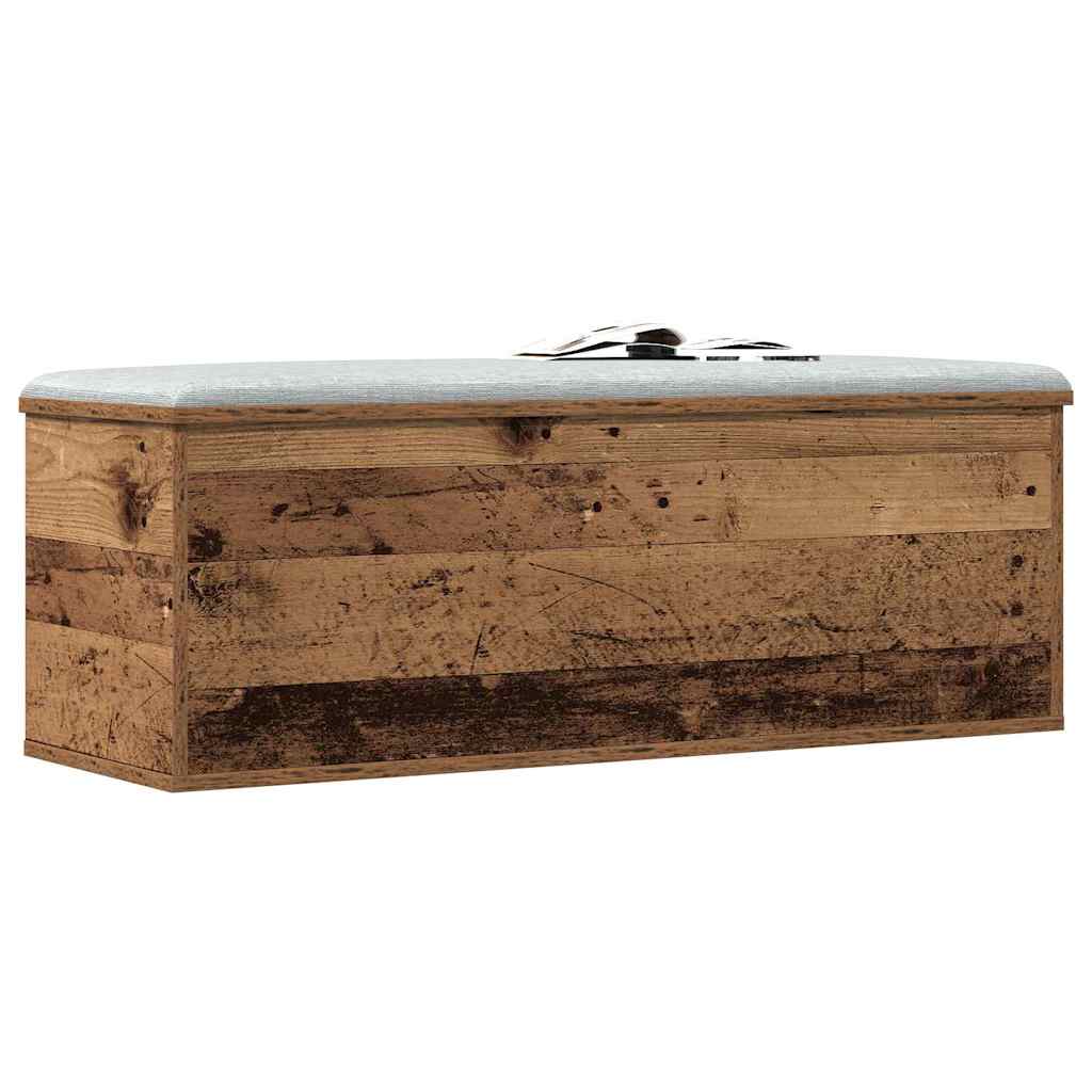 Aufbewahrungstruhe Weiß 84x42x46 cm Holzwerkstoff