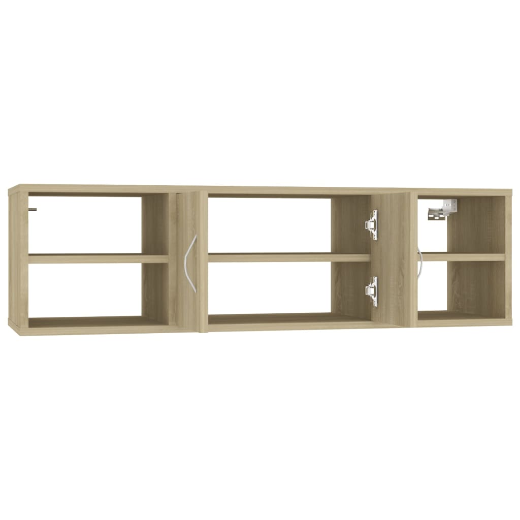 Wandregal Weiß 102x30x29 cm Holzwerkstoff