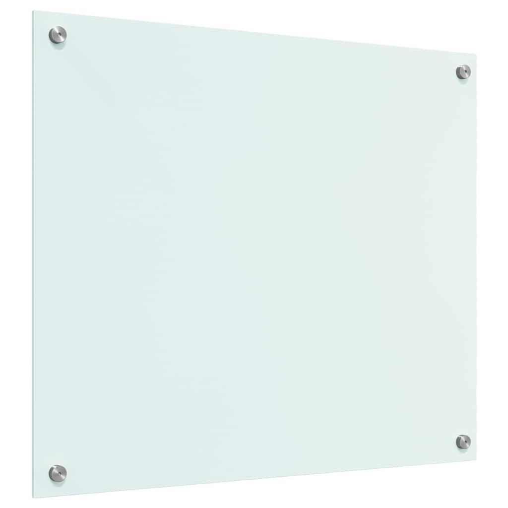 Küchenrückwand 2 pcs Weiß 70 x 40 cm Gehärtetes Glas