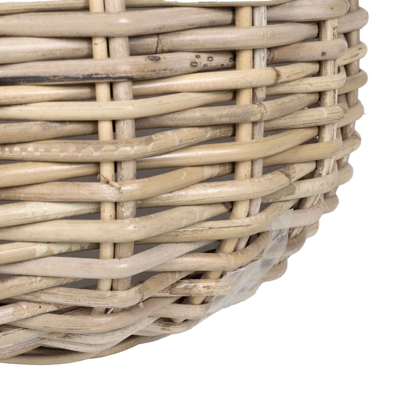 Blumentopf Körbchen 2 Stk. Natürliches Grau Kubu Rattan