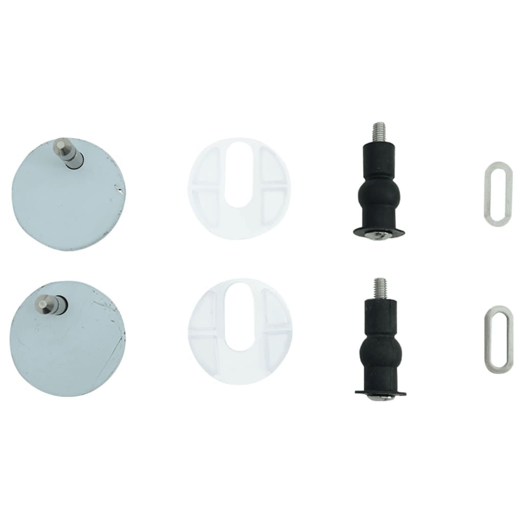Toilettensitz MDF Deckel mit Absenkautomatik Design Weiß