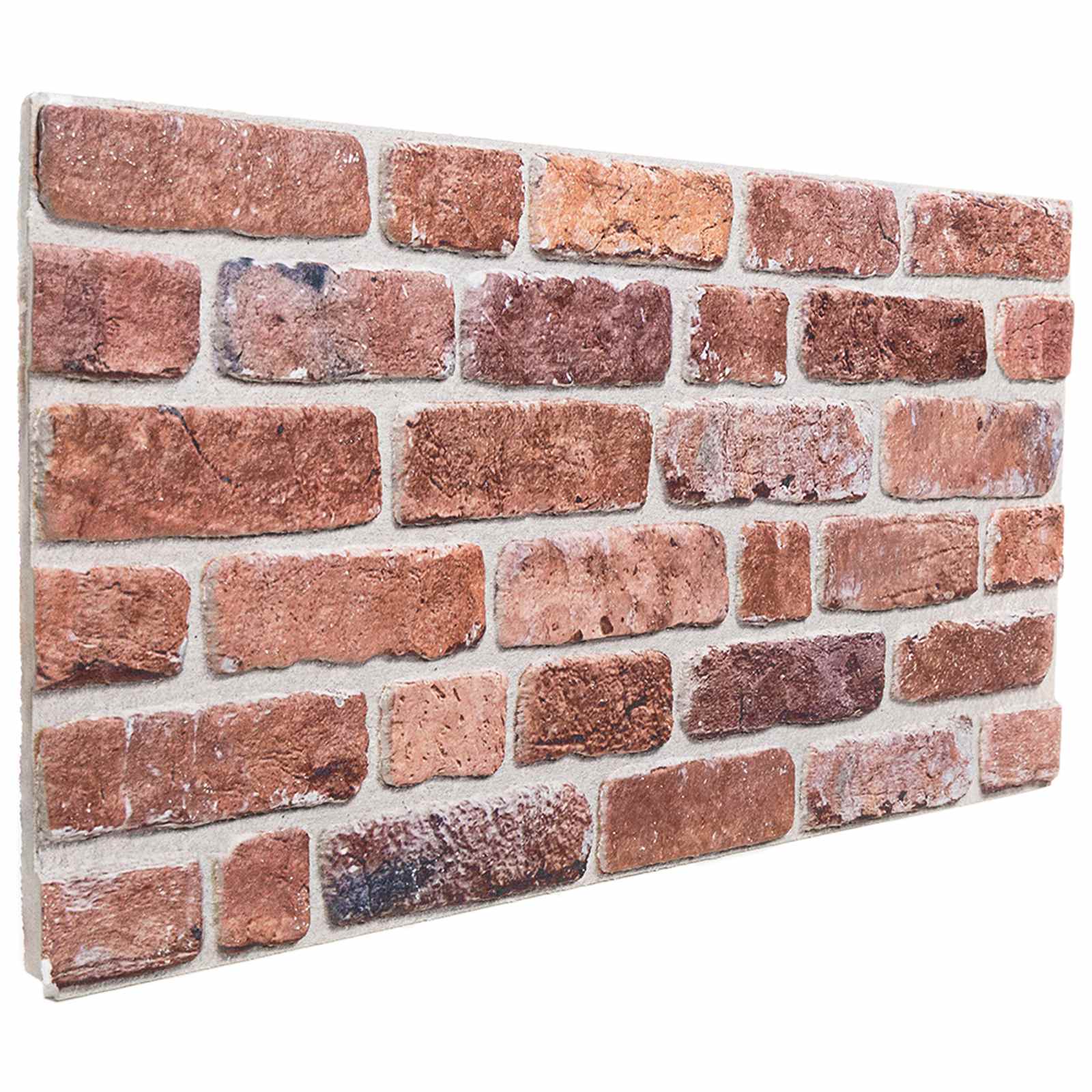 Wandpaneele 10 pcs Ziegel 100 x 50 cm EPS-Schaum
