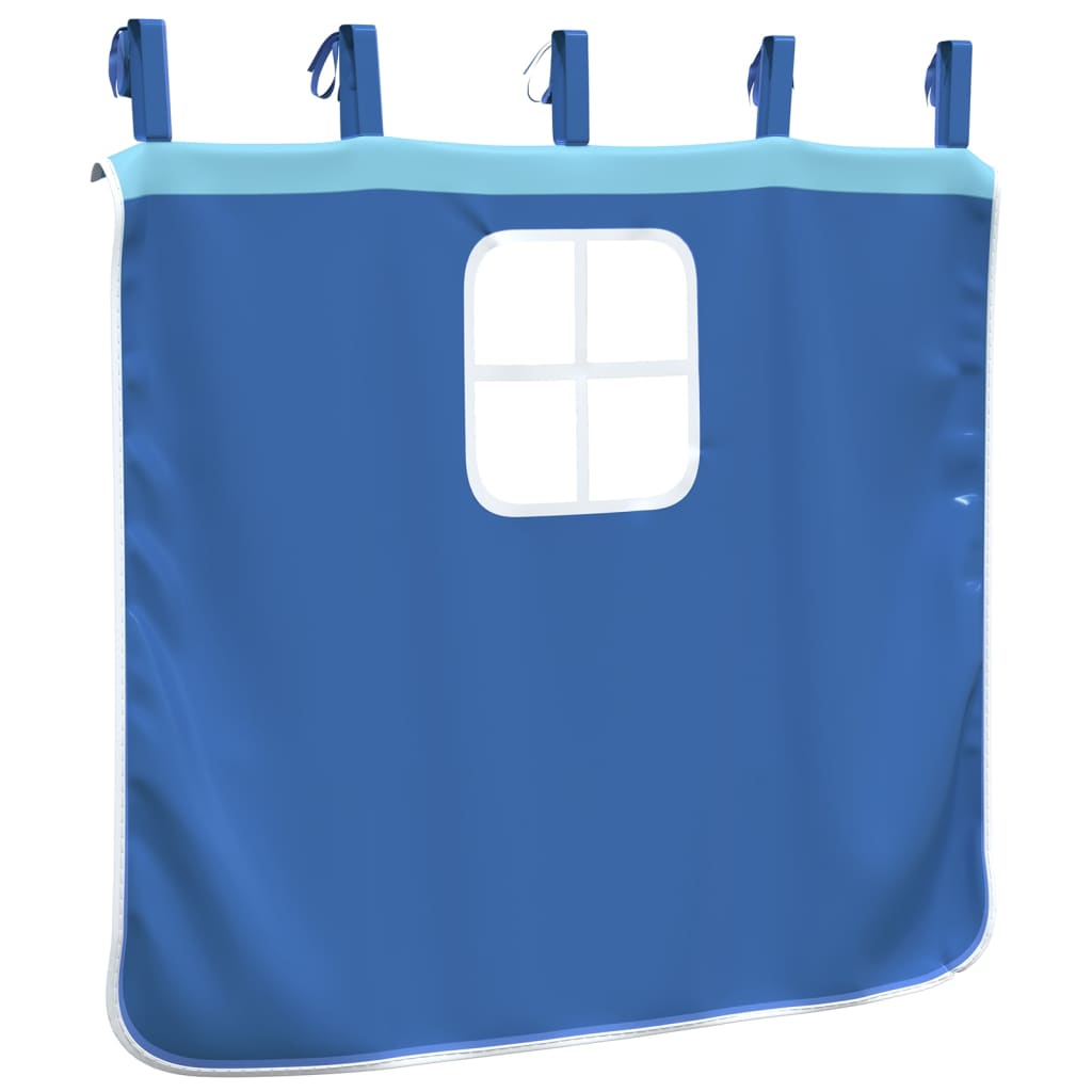 Vorhänge für Hochbett mit Turm Weiß und Schwarz Polyester