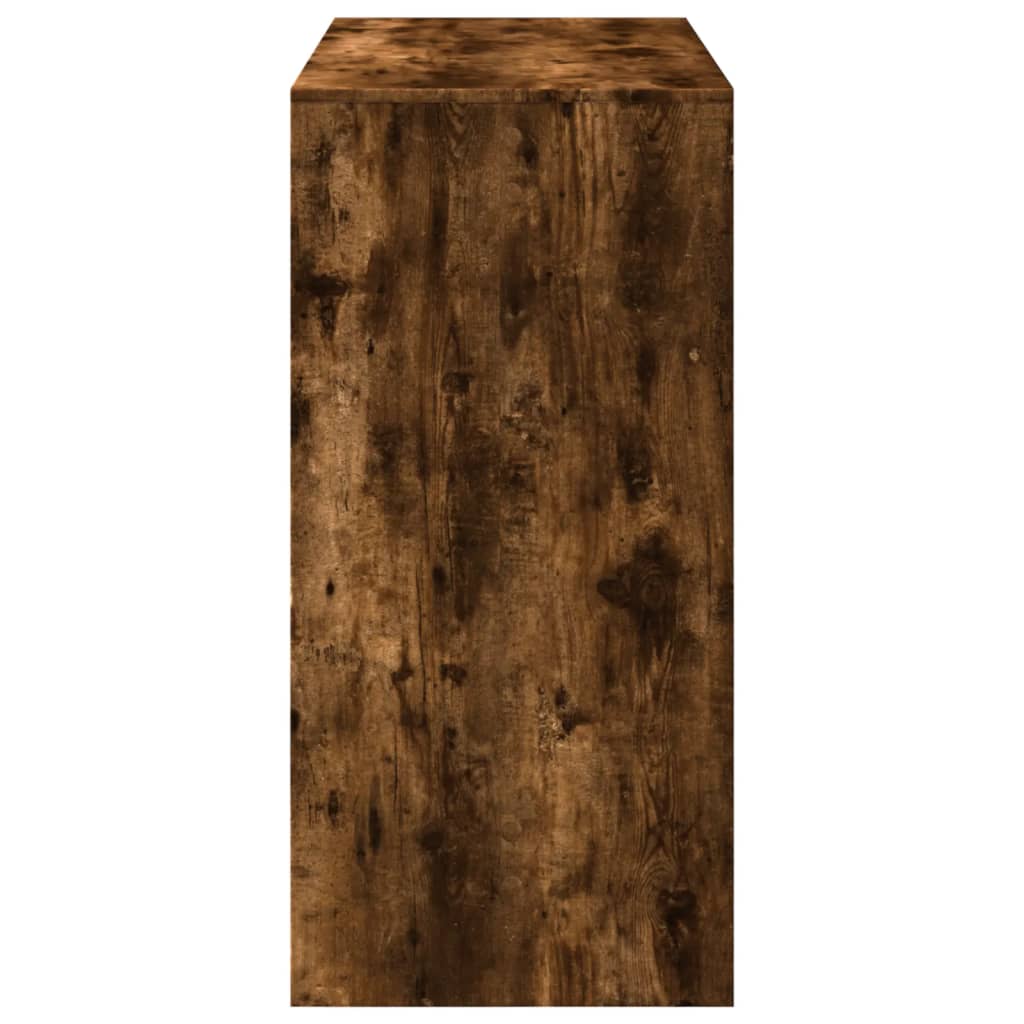 Bartisch Schwarz Eichen-Optik 102 x 50 x 103,5 cm Holzwerkstoff