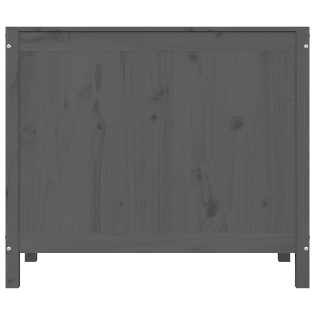Wäschetruhe 44x44x76 cm Massivholz Kiefer