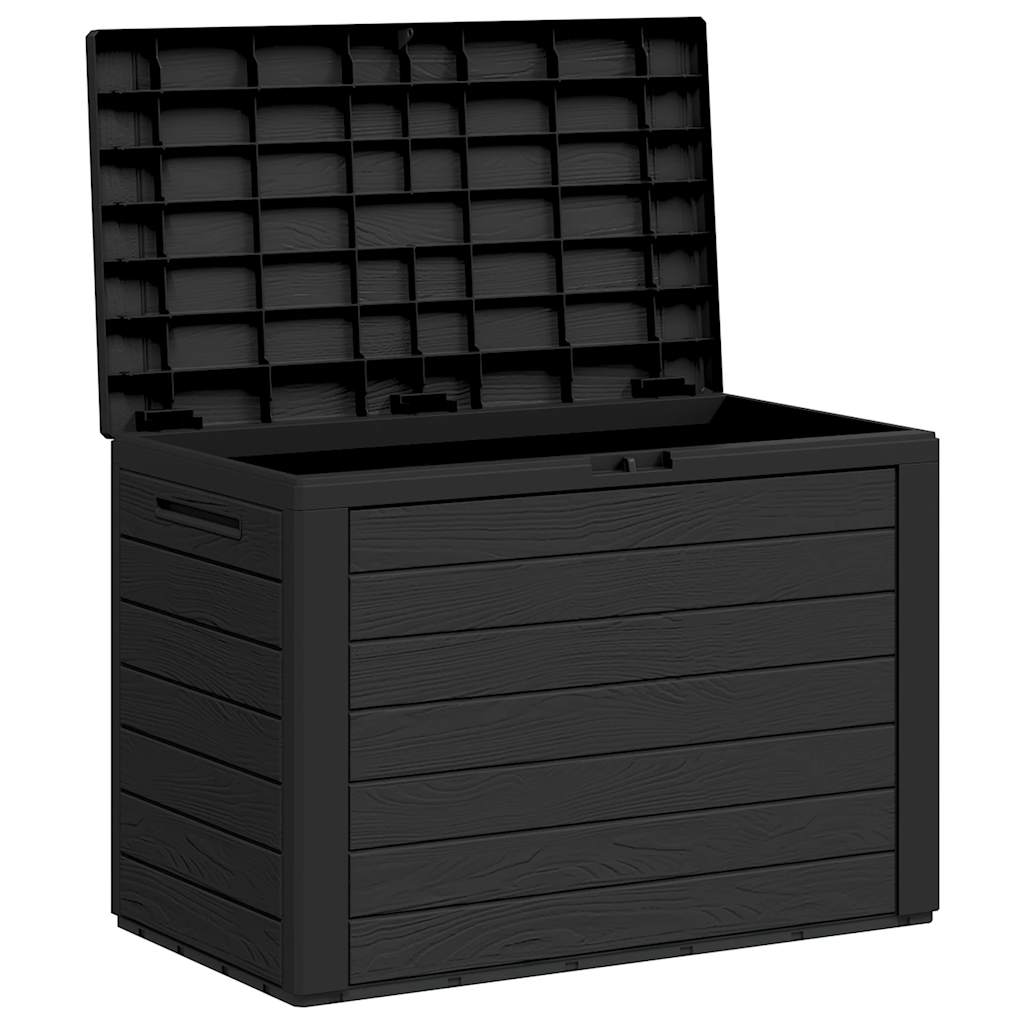 Gartentruhe Braun 58,5x46x55 cm Polypropylen