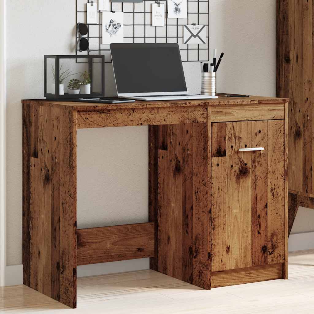 Schreibtisch Weiß 100×50×76 cm Holzwerkstoff