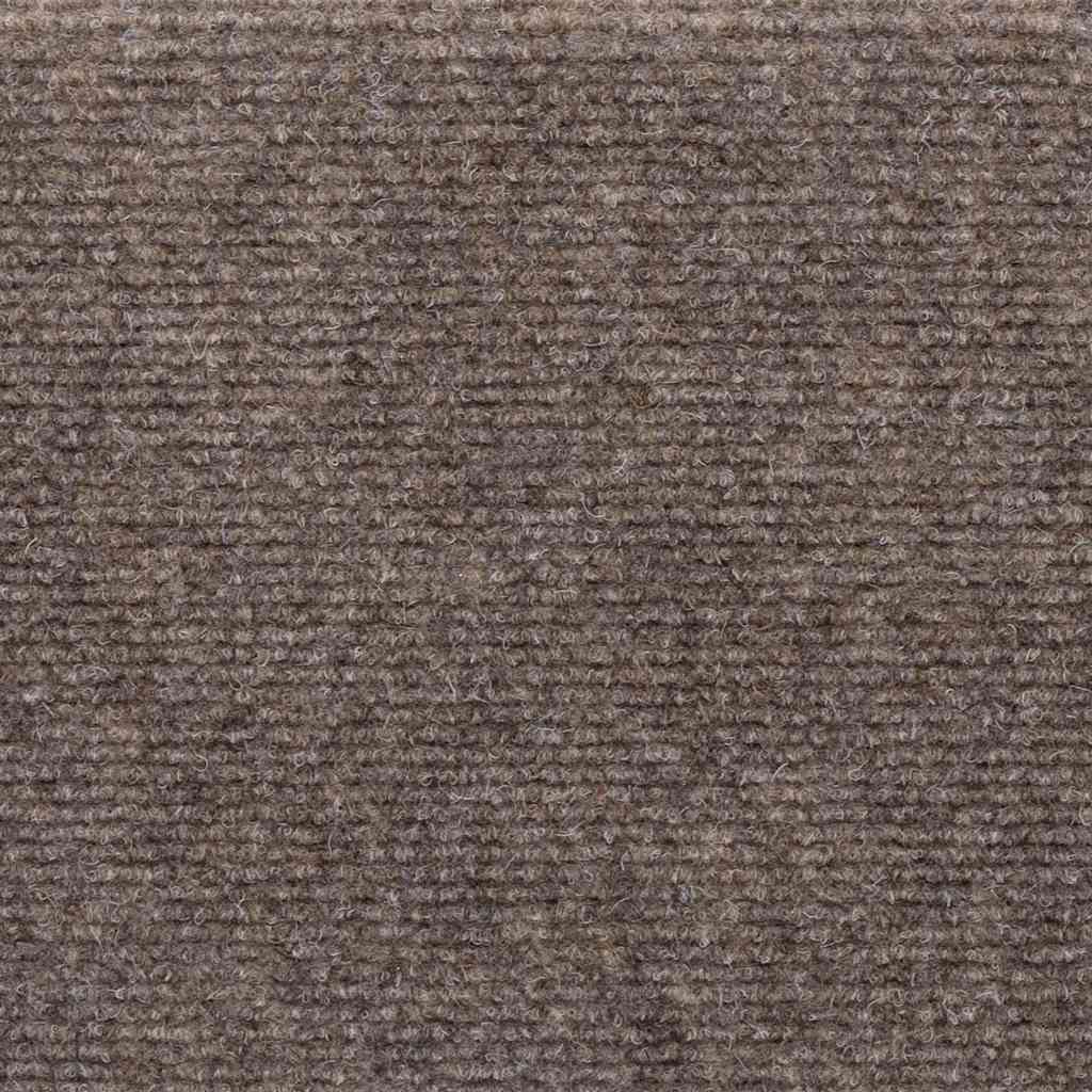 Stufenmatten Selbstklebend 15 Stk. 65x21x4 cm Hellbraun Rechteckiger Rand