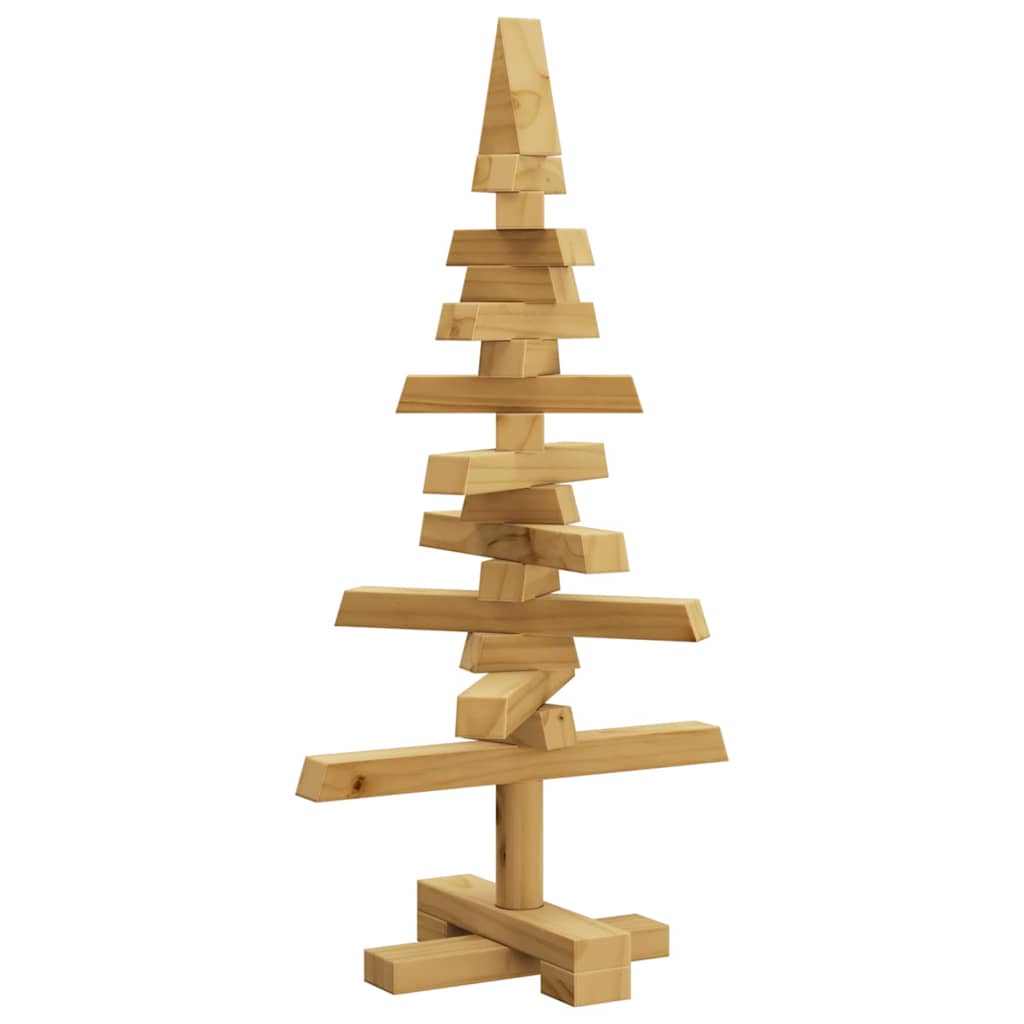 Weihnachtsbaum Holz zum Schmücken 60 cm Massivholz Kiefer