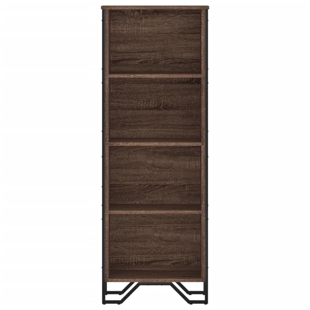 Bücherregal Schwarz 80x31x169 cm Holzwerkstoff