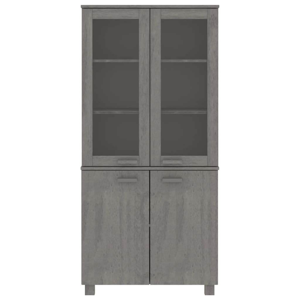 Highboard HAMAR Massivholz Kiefer Honigbraun