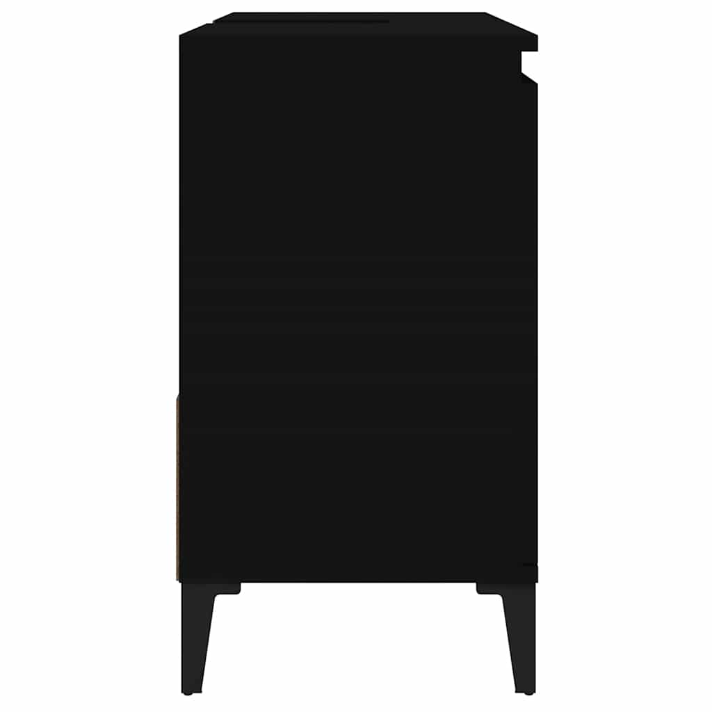 Badschrank Weiß 65x33x60 cm Holzwerkstoff