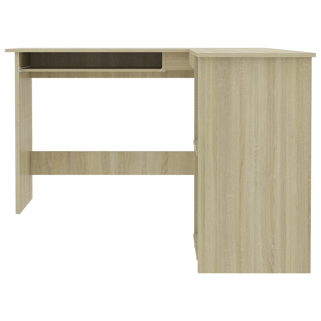 Eckschreibtisch in L-Form Weiß 120x140x75 cm Holzwerkstoff