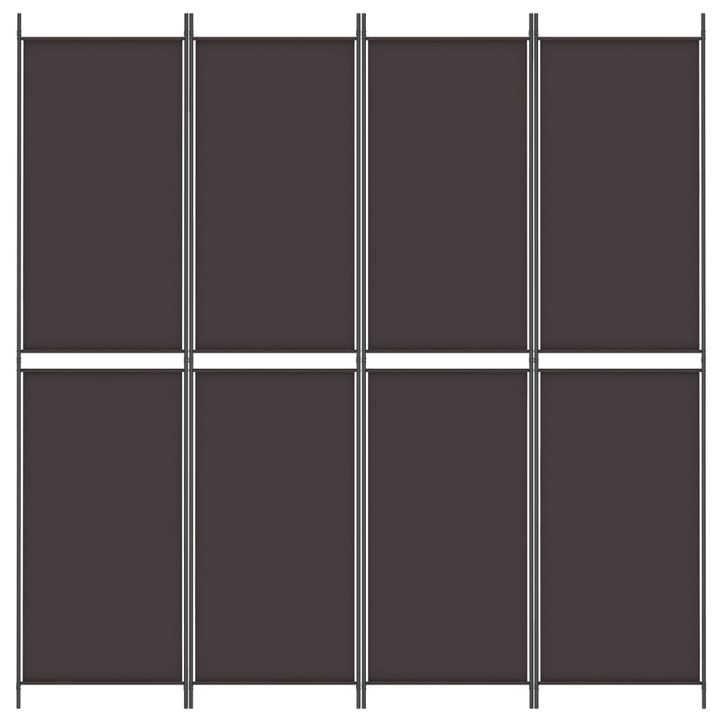 3-teiliger Raumteiler Beige 150 x 180 cm Stoff