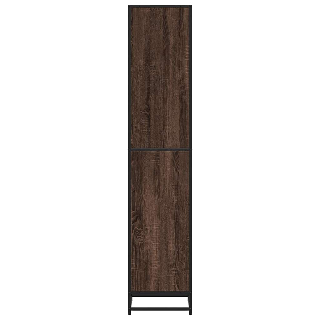 Bücherregal Schwarz 60x35x139 cm Holzwerkstoff