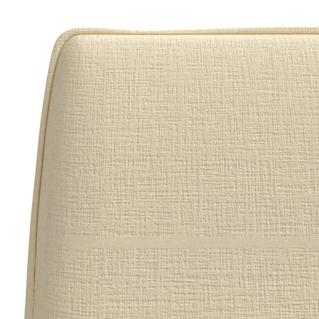 Sitzbank Hellgrau 100x75x76 cm Stoff