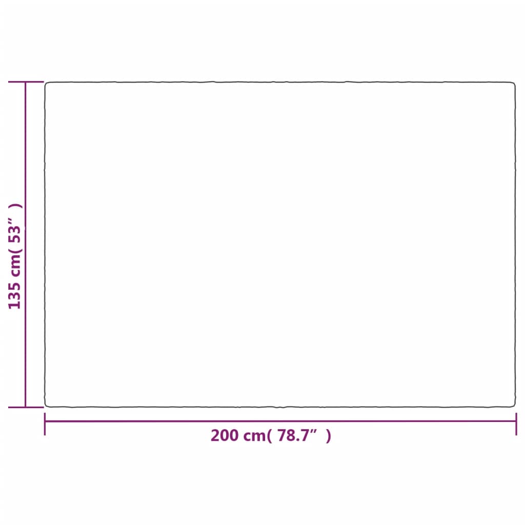 Gewichtsdecke mit Bezug Grau 122x183 cm 9 kg Stoff