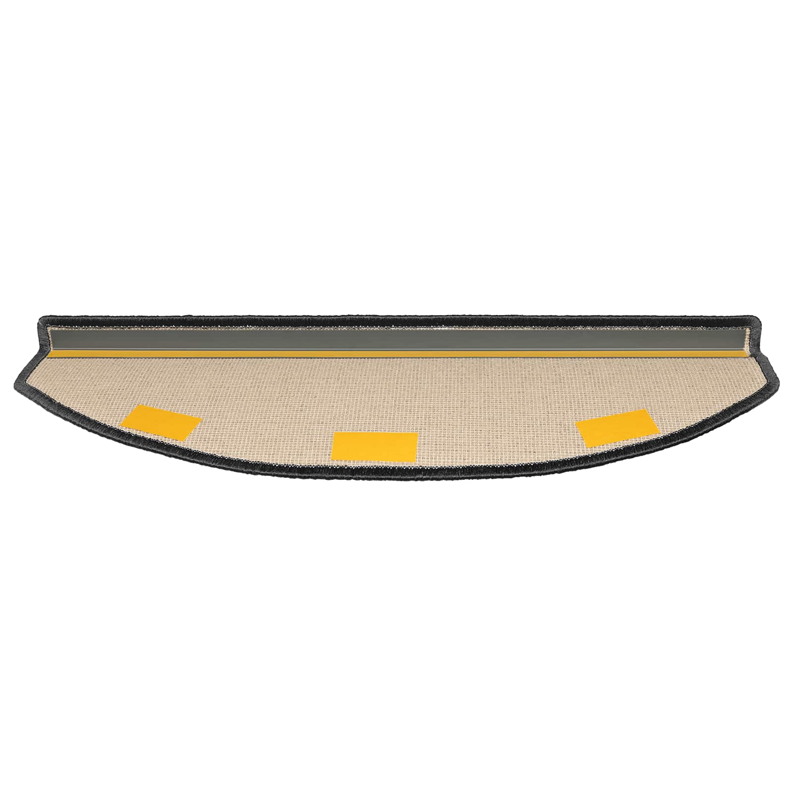 Stufenmatten 15 Stk. 56x17x3 cm Anthrazit Halbrund