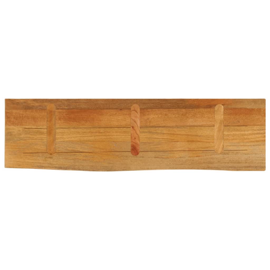 Wandregal 40x20x2,5 cm Rechteckig Massivholz Akazie Baumkante