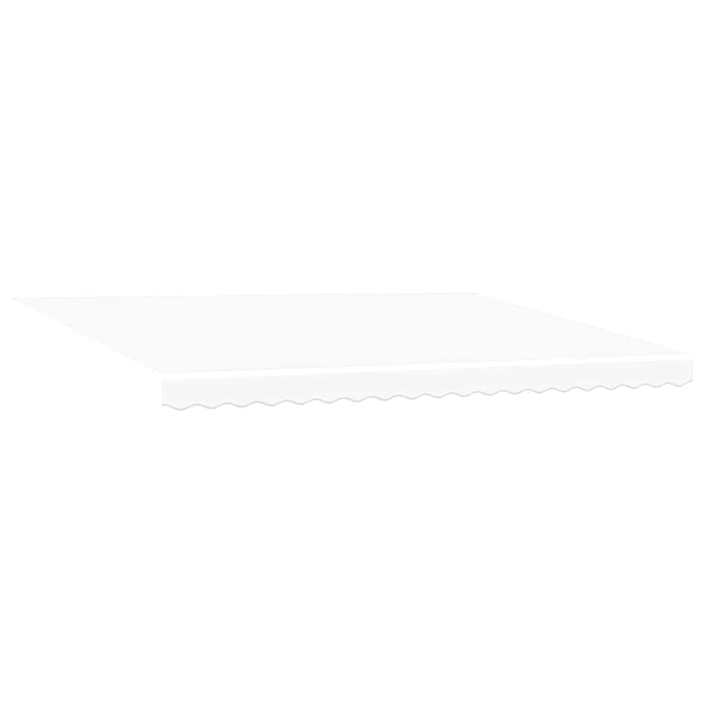 Markise Manuell Einziehbar mit LED 300x250 cm Blau und Weiß