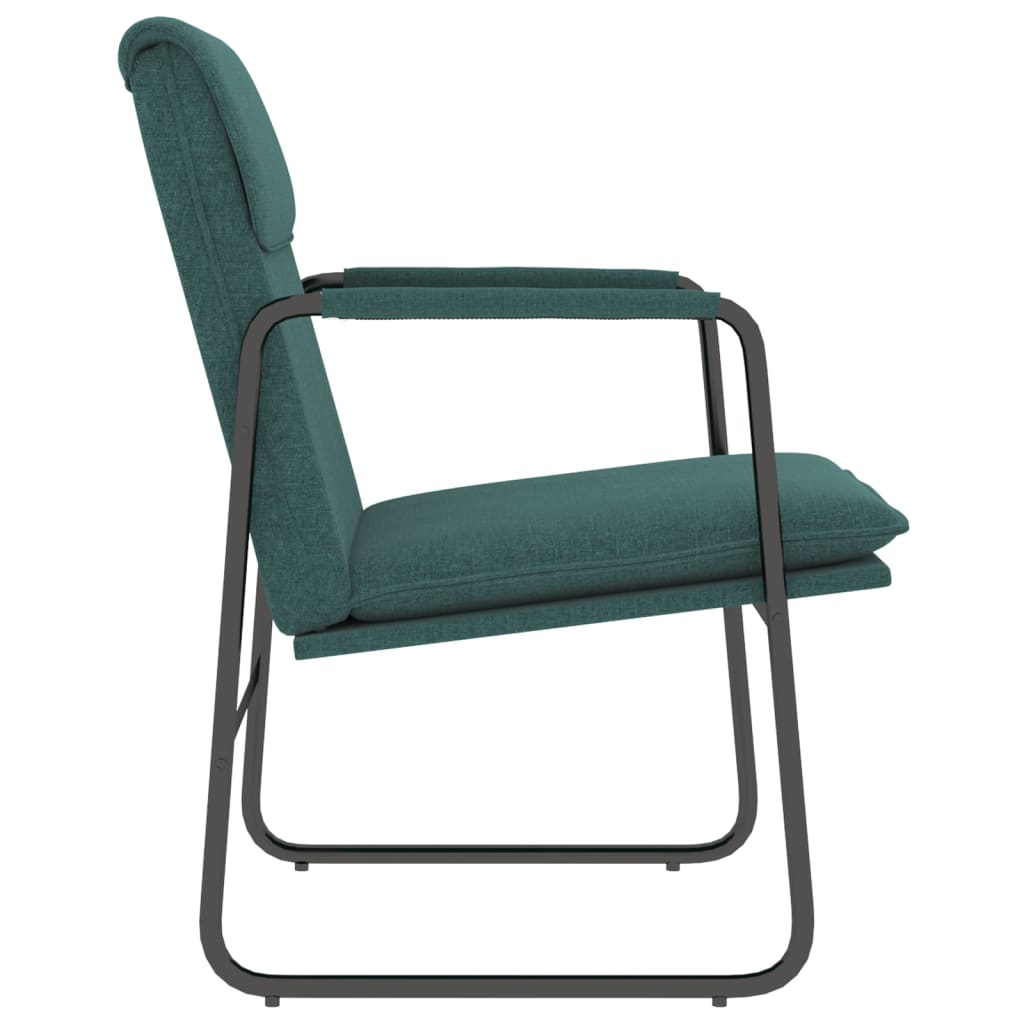 Loungesessel Hellgrau 55x64x80 cm Stoff