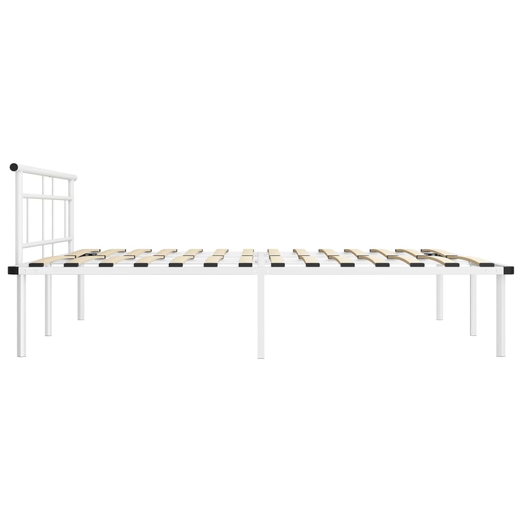 Bettgestell Grau Metall 90x200 cm