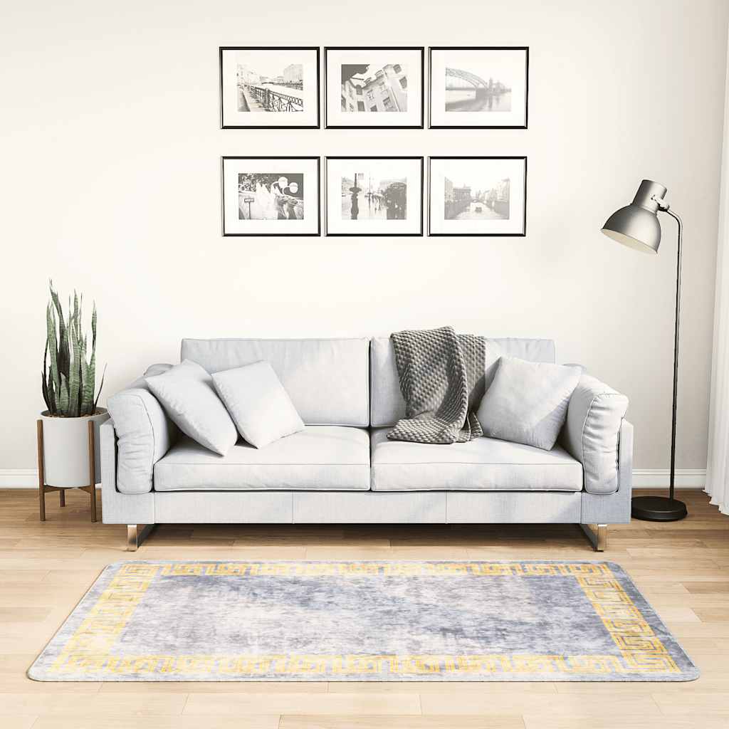 Teppich Waschbar Mehrfarbig 160x230 cm