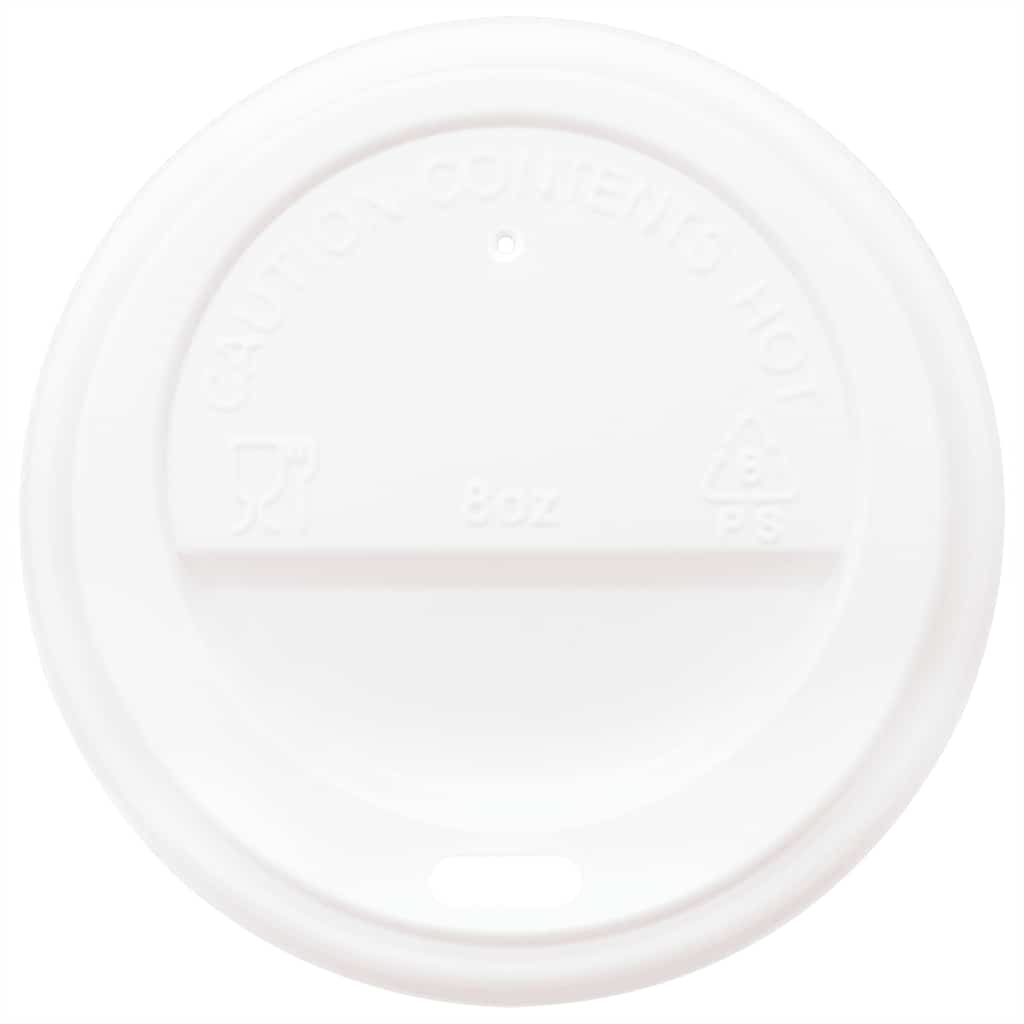 Pappbecher mit Deckeln 1000 Stk. 4oz 100ml
