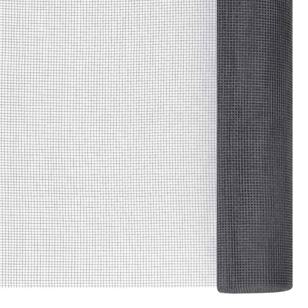 Fiberglas Mesh-Rolle Insektenschutzgitter Tür/Fenster 100 x 500 cm schwarz