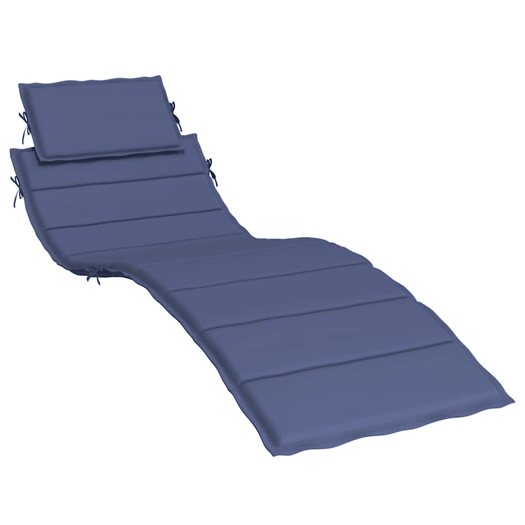 Sonnenliegen-Auflage Grau 186x58x4 cm Oxford-Gewebe