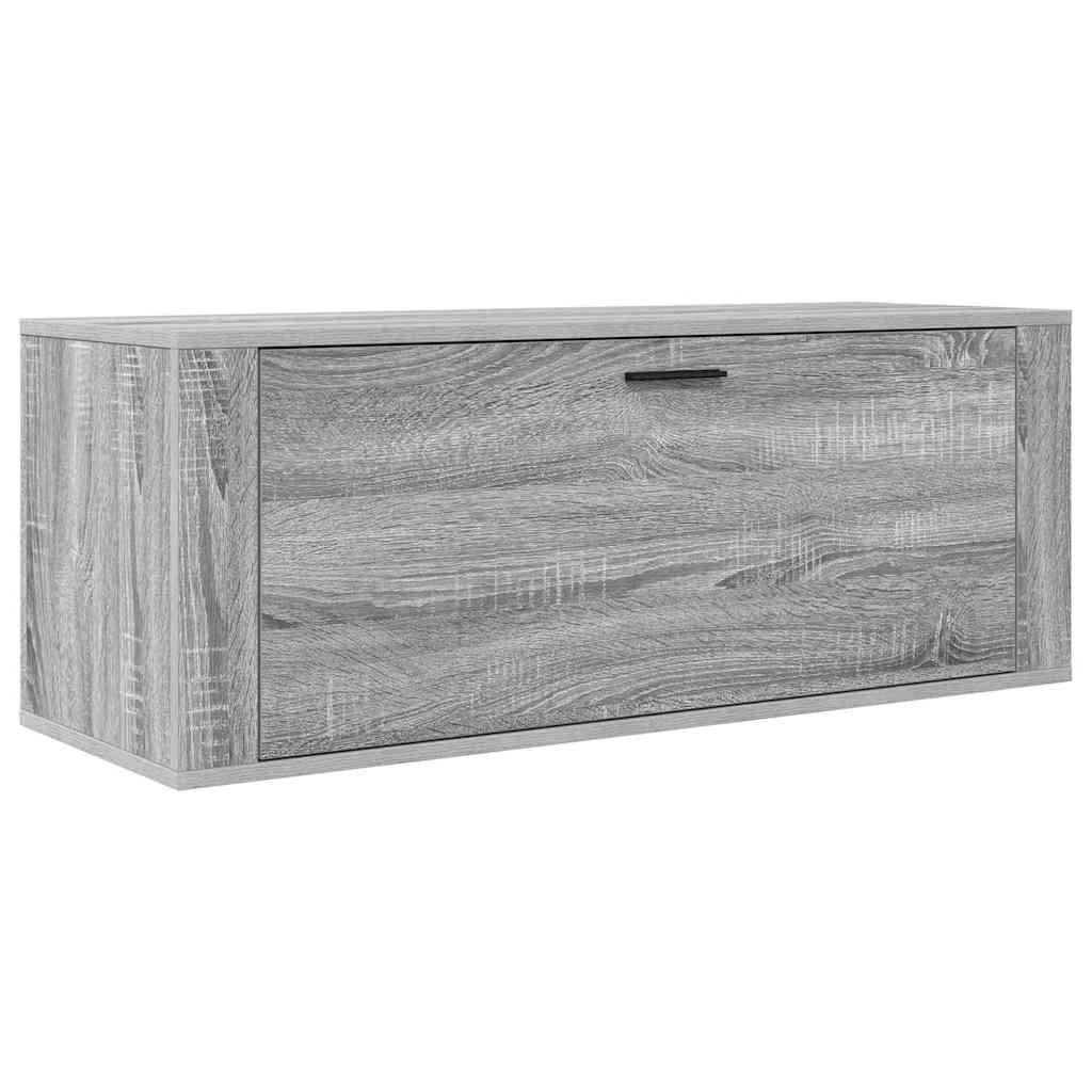 Wand-Schuhschrank Weiß 100x35x38 cm Holzwerkstoff