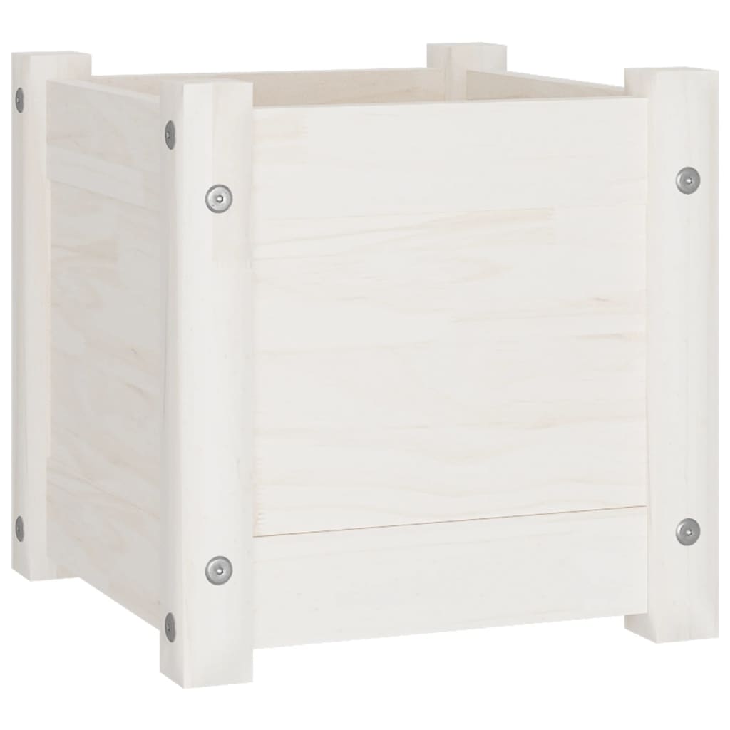 Pflanzkübel 2 Stk. 31x31x31 cm Massivholz Kiefer