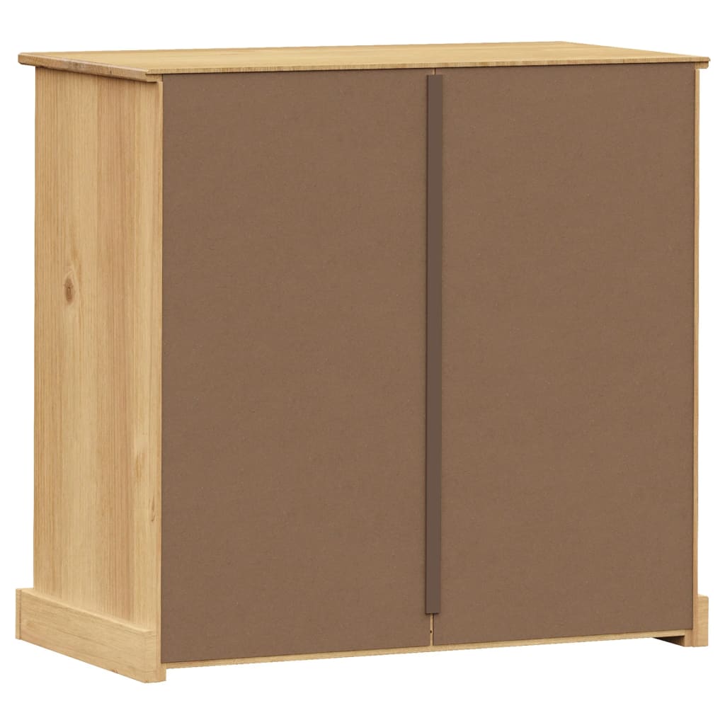 Kommode VIGO Weiß 80x40x76 cm Massivholz Kiefer