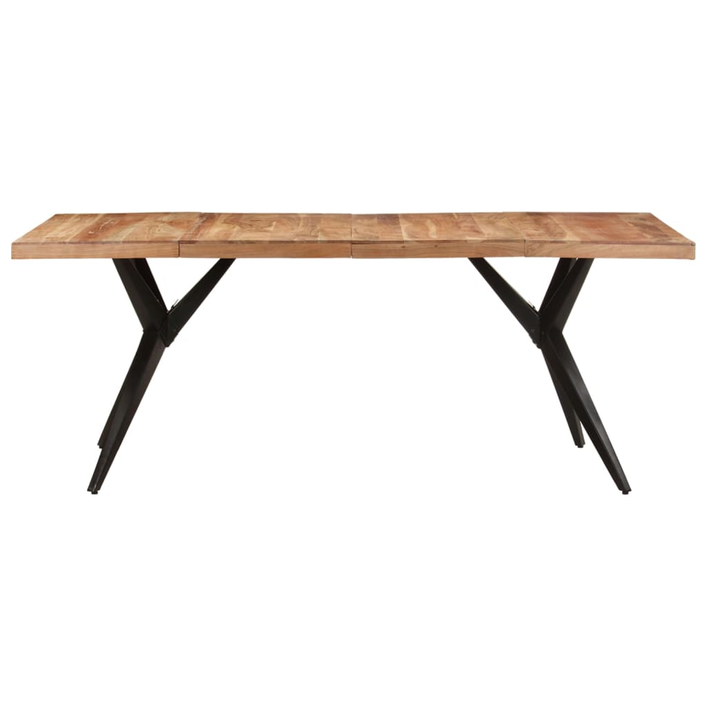 Esstisch 160x80x76 cm Massivholz Akazie