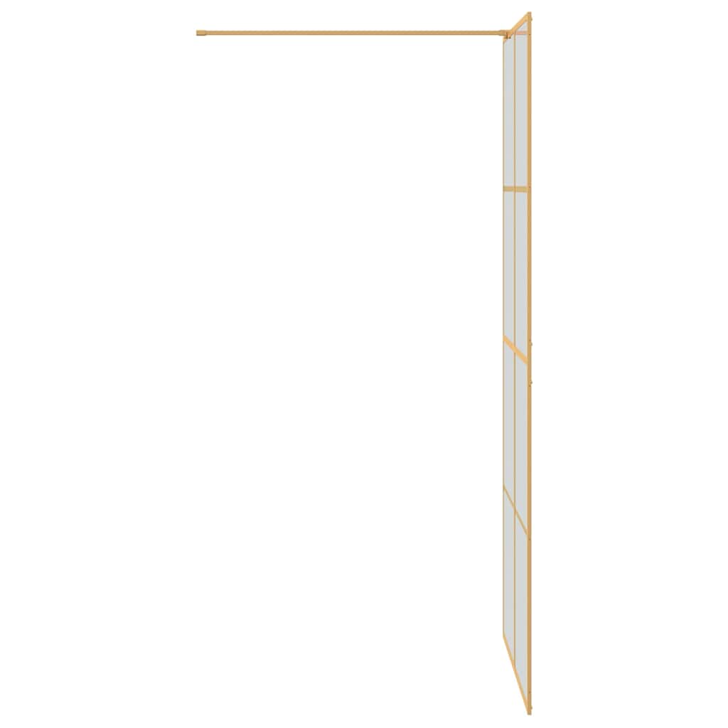 Duschwand für Begehbare Dusche mit Klarem ESG Glas 80x195 cm
