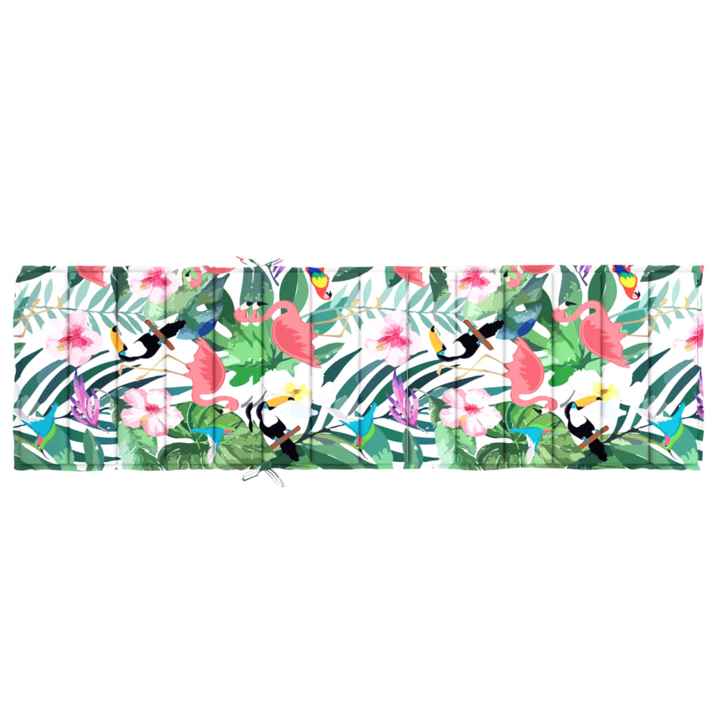 Liege-Kissen Blatt Blattmuster 200 x 70 x 3 cm Oxford-Stoff