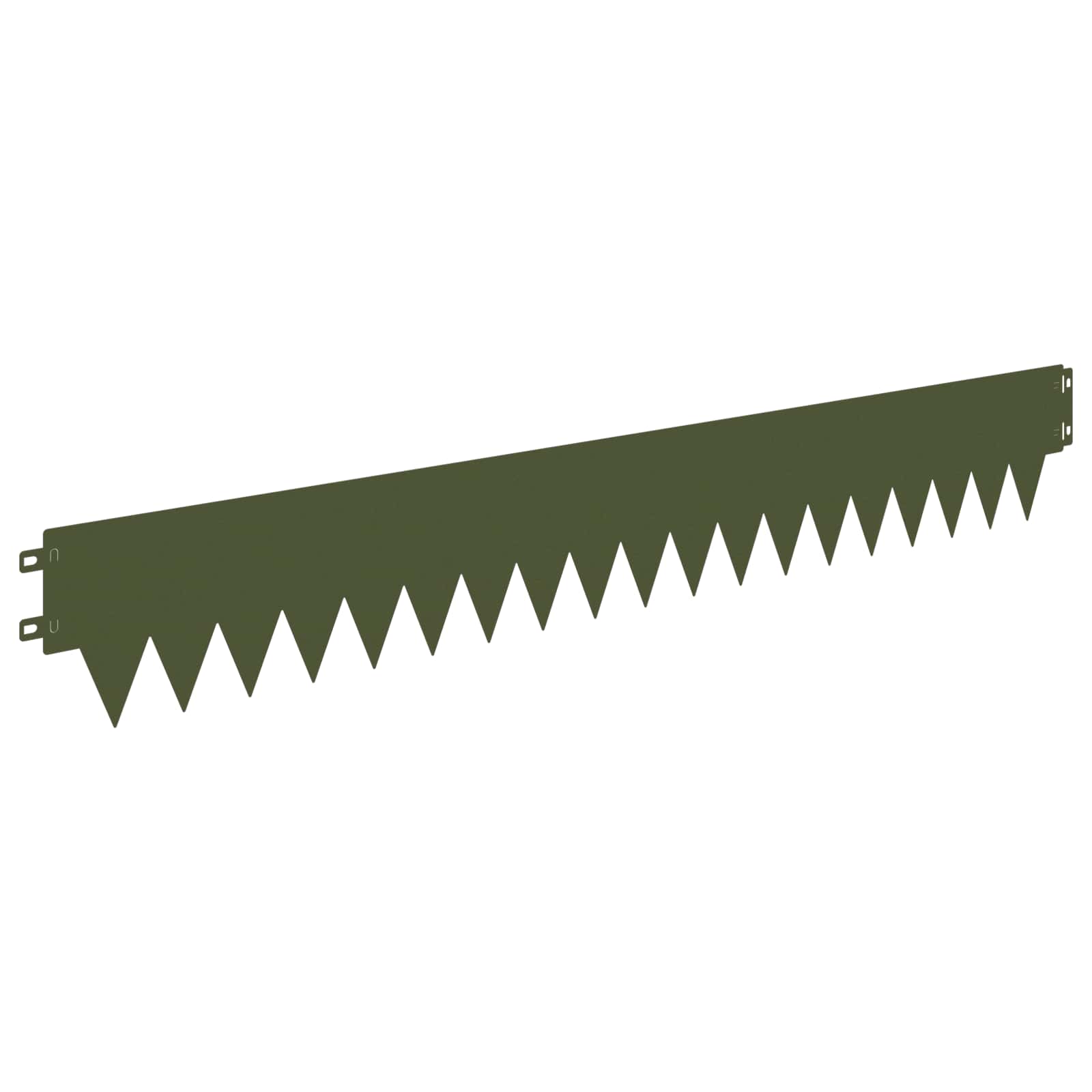 Raseneinfassung 10 pcs Länge Höhe 103 x 15 cm Stahl Schwarz