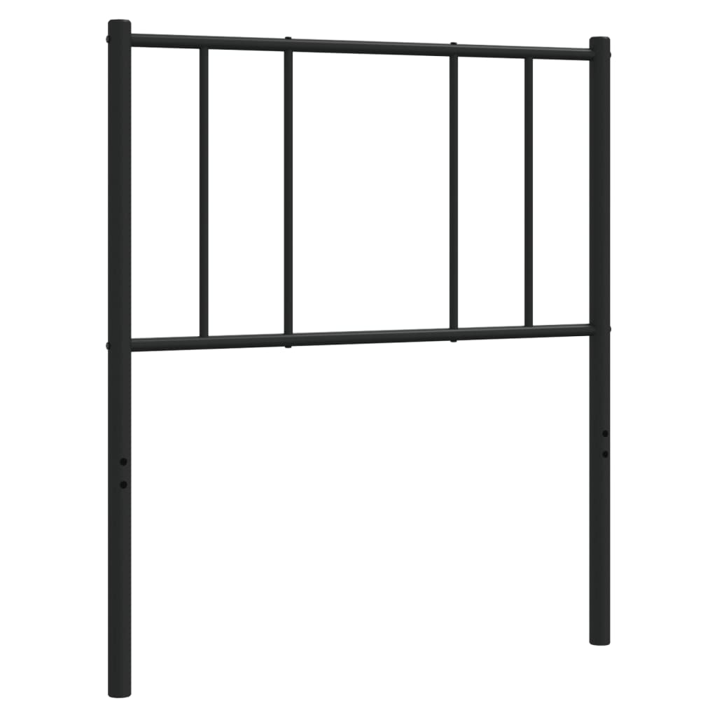 Ersatz-Kopfteil Metall Schwarz 80 cm