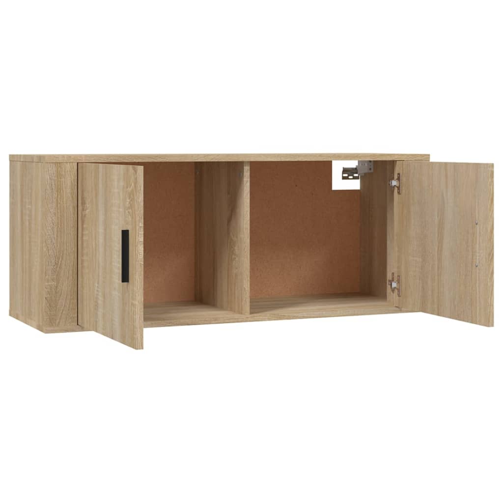 3-tlg. TV-Schrank-Set Weiß Holzwerkstoff