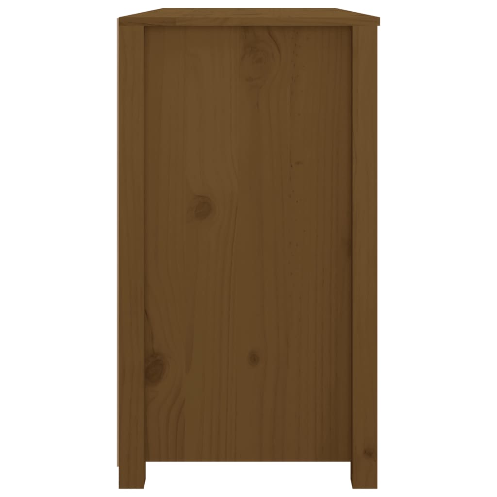 Beistellschrank 100x40x72 cm Massivholz Kiefer