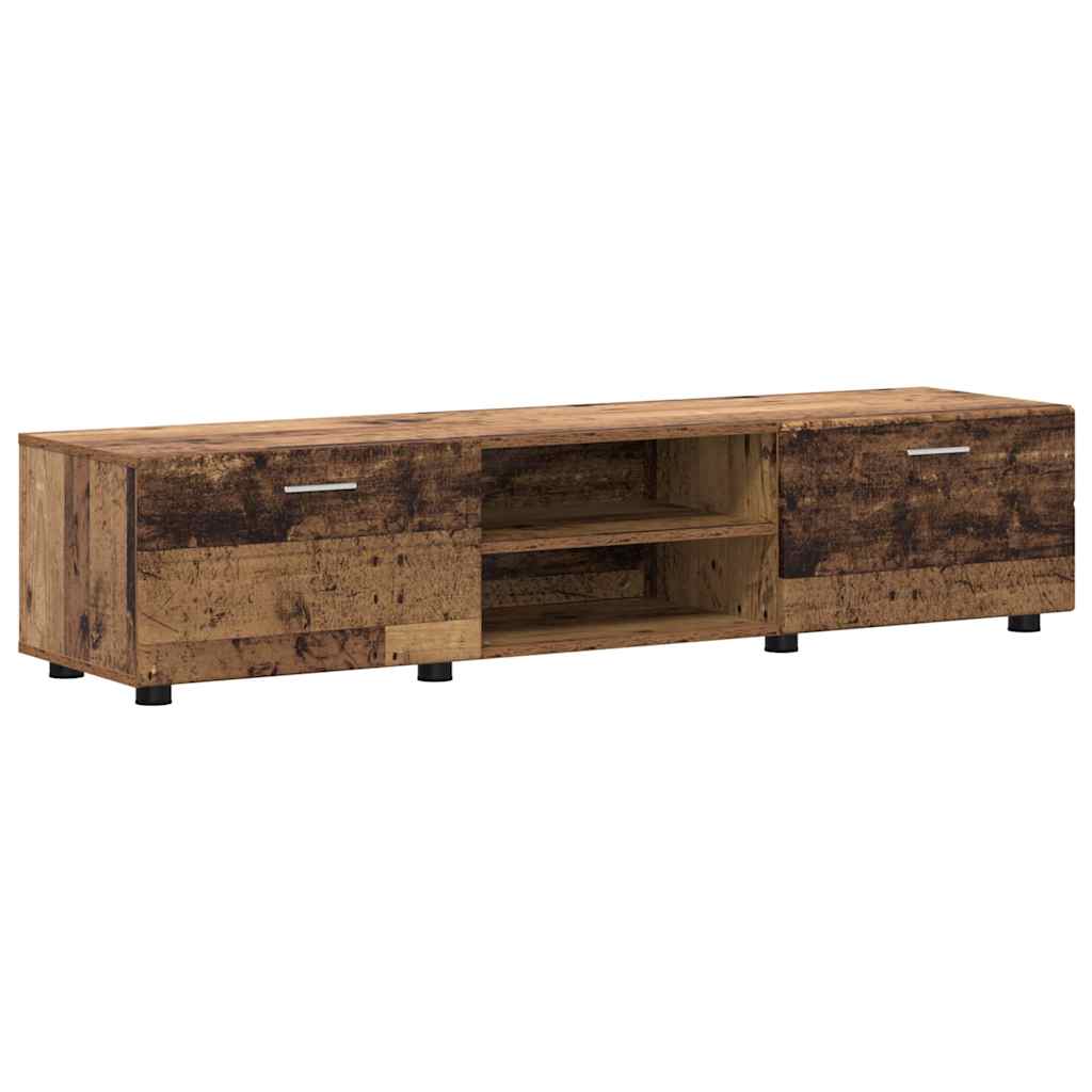 Highboard mit Regal FLORIN Weiß 60 x 35 x 182 cm Holzwerkstoff